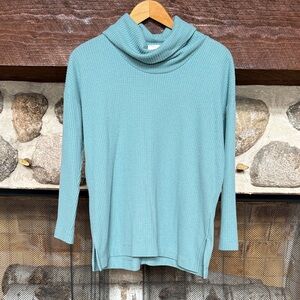 LOFT waffle knit top